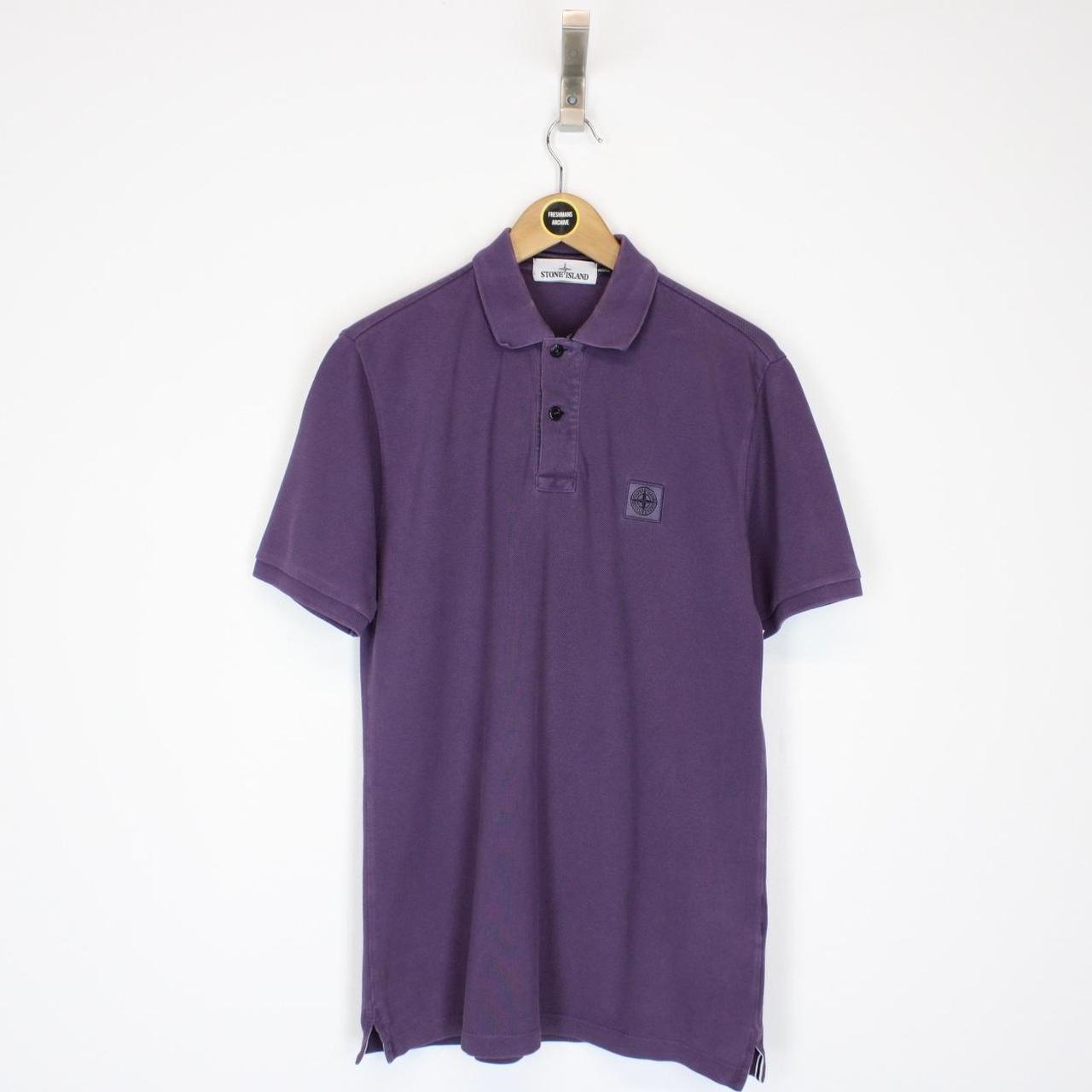 Polo Shirt Lilac Stone Island T Shirt Stone Island 2020 Purple