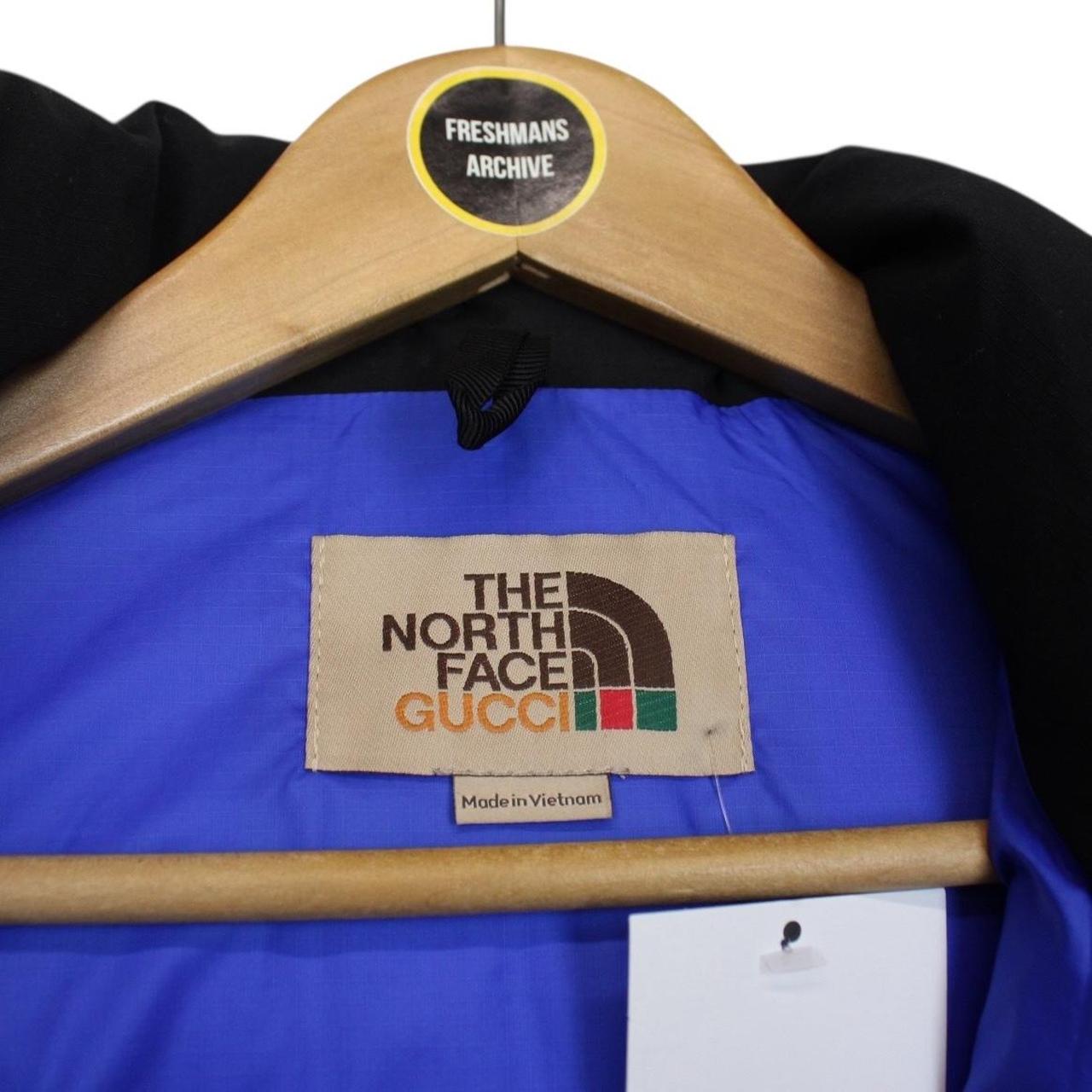 Gucci x The North Face Yellow and Black Full Zip Down Gilet