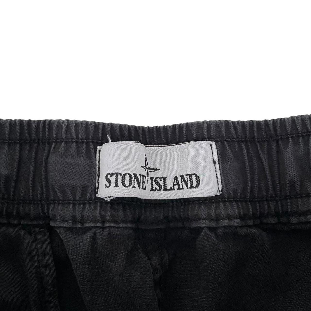 Stone Island AW 2021 Black RE-T Fit Cargo Trousers