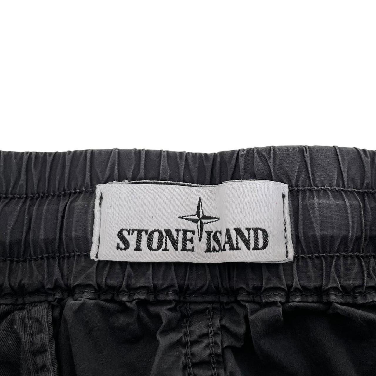 Stone Island SS 2021 Black RE-T Fit Cargo Trousers