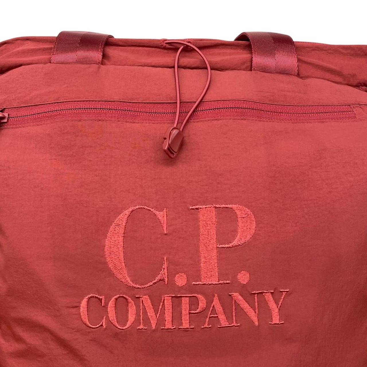 CP Company Ketchup Red Logo Embroidered Chrome-R Nylon Tote Backpack