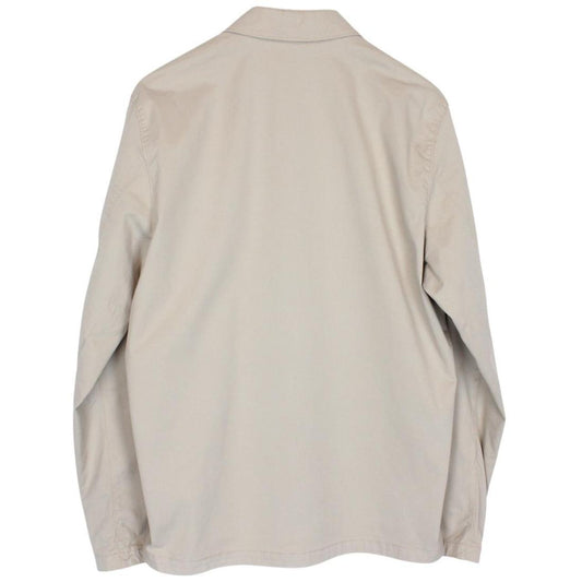 Stone Island SS 2023 Beige Full Zip Cotton Overshirt Jacket