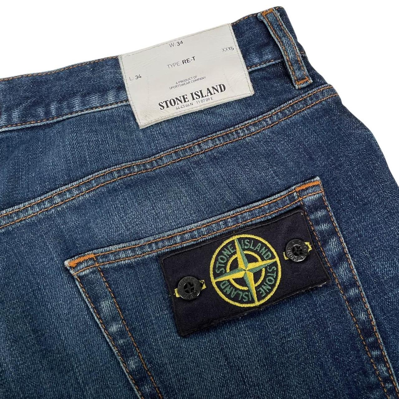 Stone Island SS 2015 Navy Blue RE-T Fit Denim Jeans