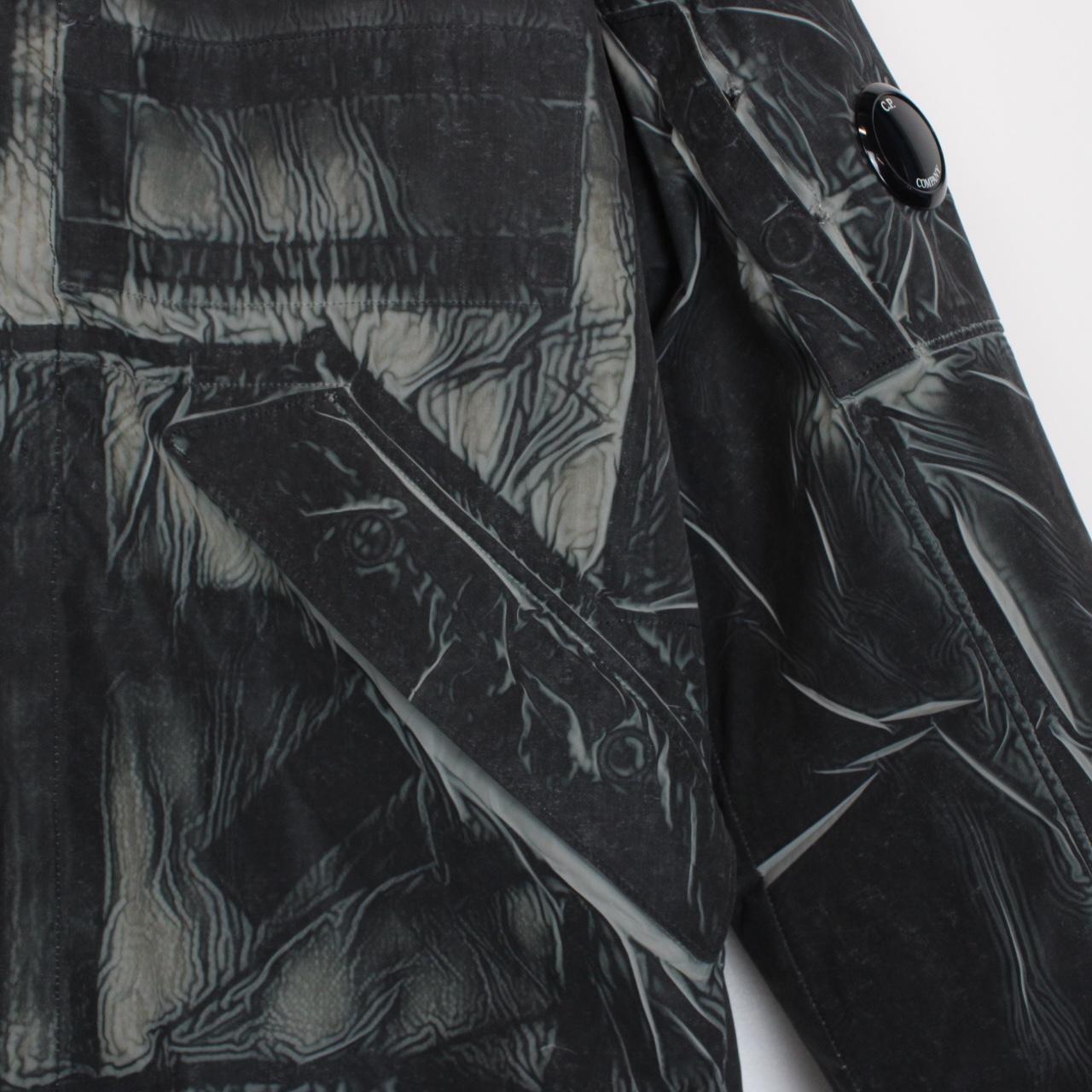 CP Company Black Tracery Full Zip Lens Primaloft Hooded Jacket