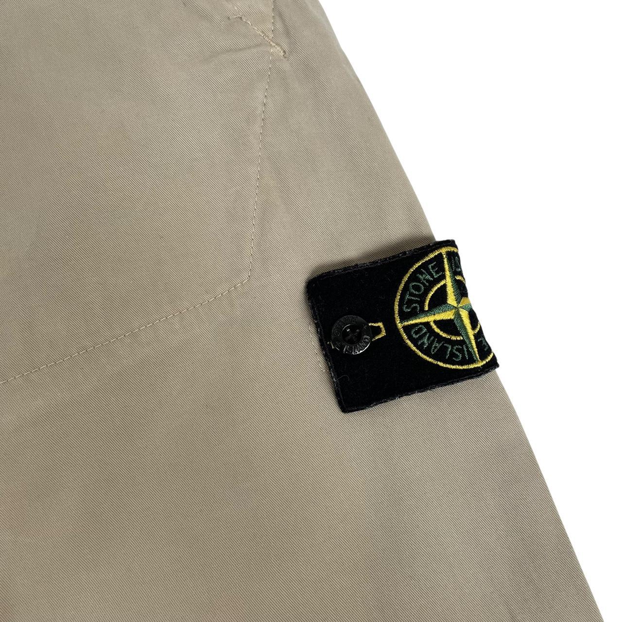 Stone Island AW 2018 Beige RE-T Fit Cargo Trousers