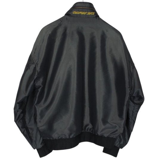 Vintage 90s Adidas Black Nylon Windbreaker Jacket