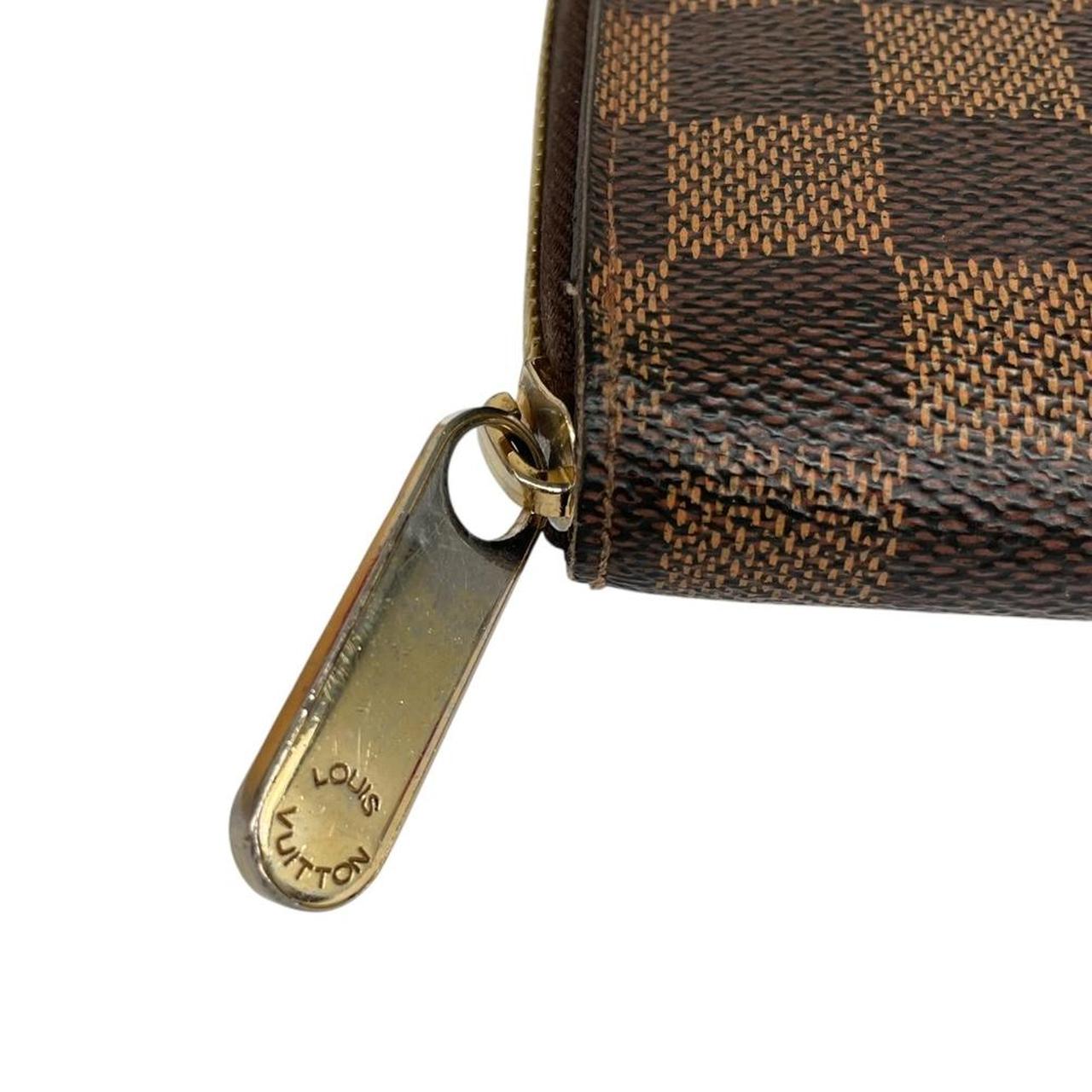 Louis Vuitton 2016 Brown Damier Ebene Zippy Wallet