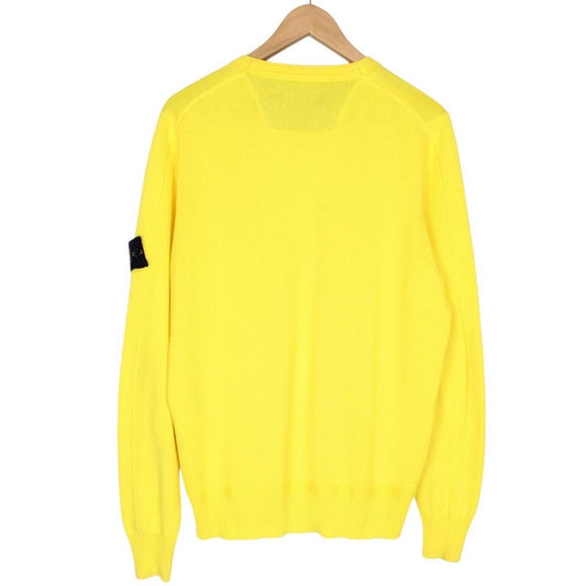 Stone Island SS 2015 Yellow Cotton Knit Sweatshirt Jumper