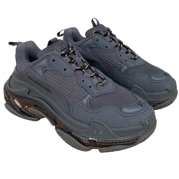 Balenciaga Triple S Navy Blue Mesh Trainers