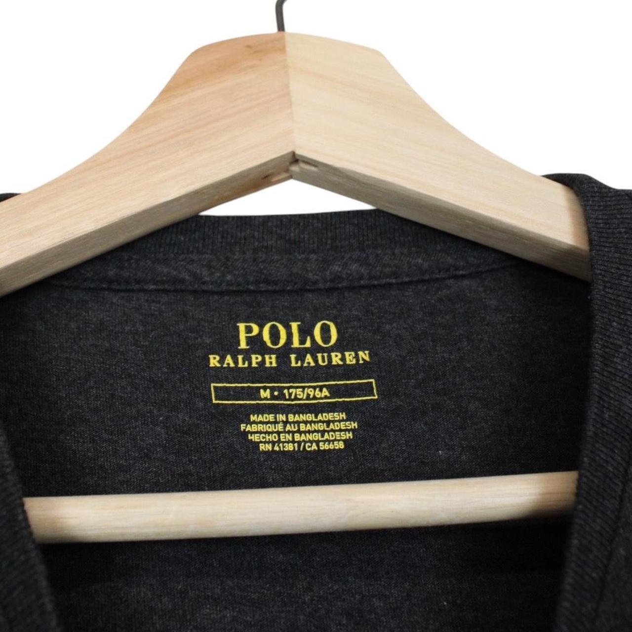 Polo Ralph Lauren Dark Grey Short Sleeve Cotton T-Shirt