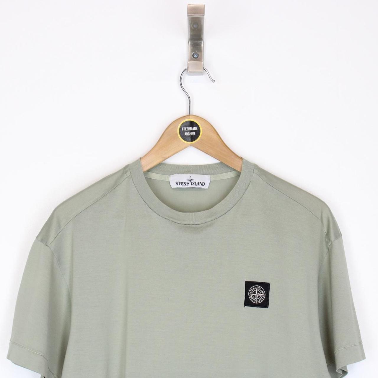 Stone Island SS 2019 Green Short Sleeve Compass T-Shirt