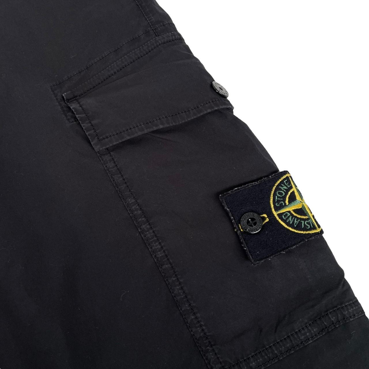 Stone Island SS 2018 Black RE-T Fit Cargo Trousers