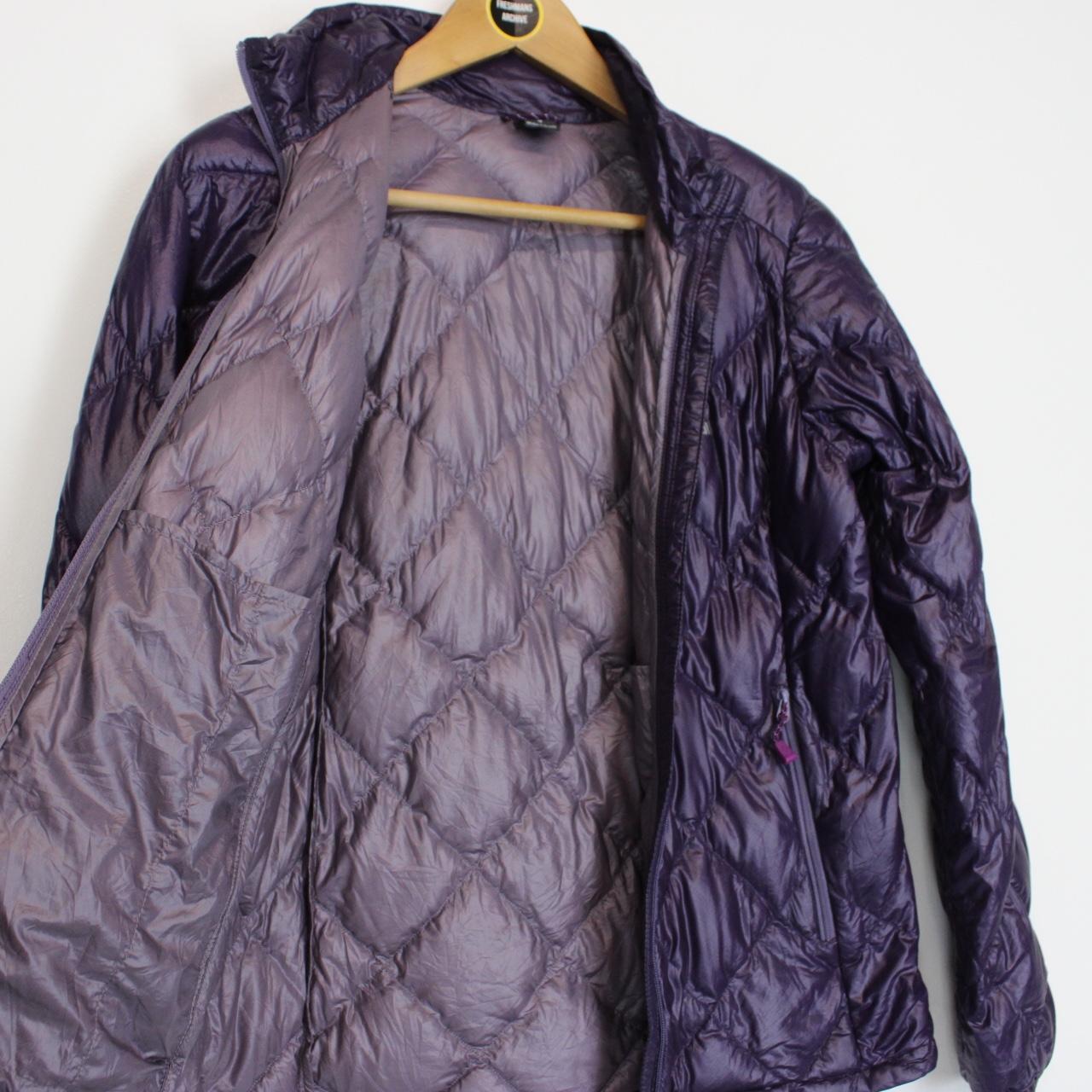 Vintage Montbell Purple Full Zip Quilted Puffer Jacket