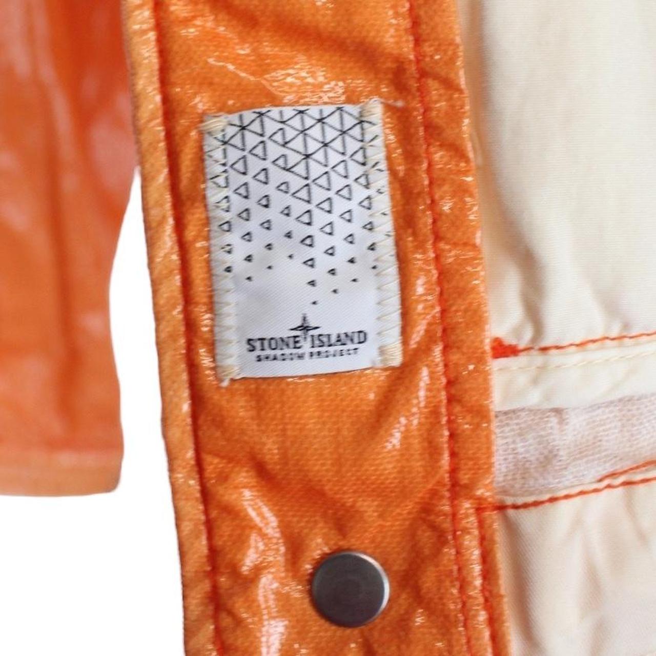 Stone Island Shadow Project SS 2022 Orange Glass Linen-TC Jacket