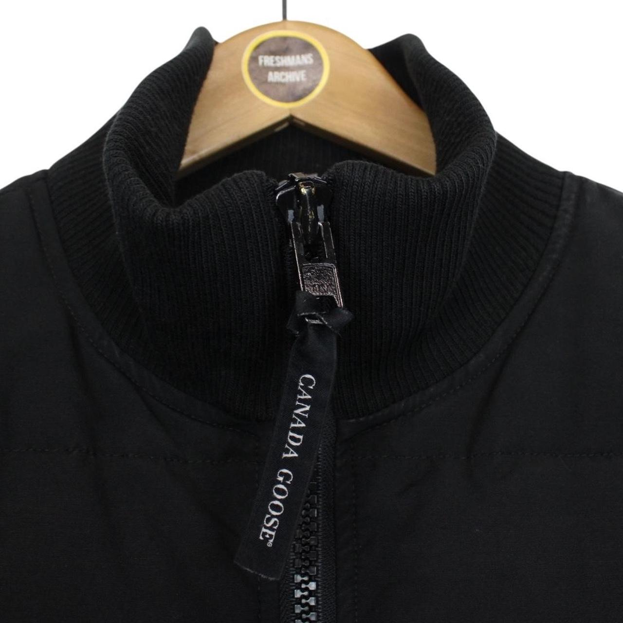 Canada Goose Black Woolford Full Zip Down Jacket