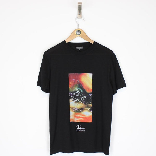 Lanvin Black Graphic Print Short Sleeve T-Shirt