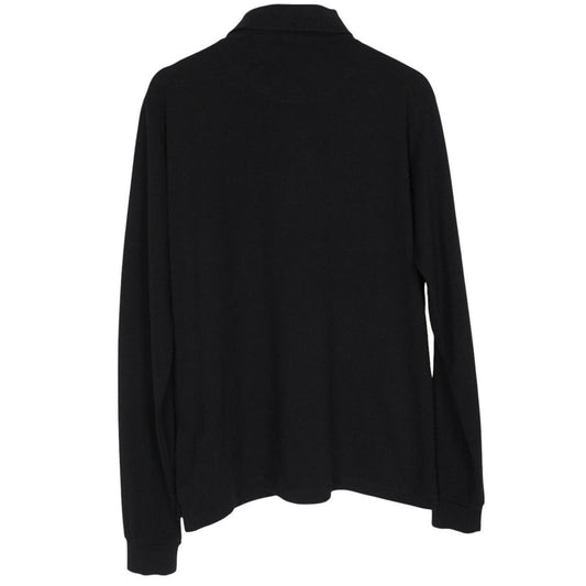 Vivienne Westwood Black Long Sleeve Orb Polo Shirt
