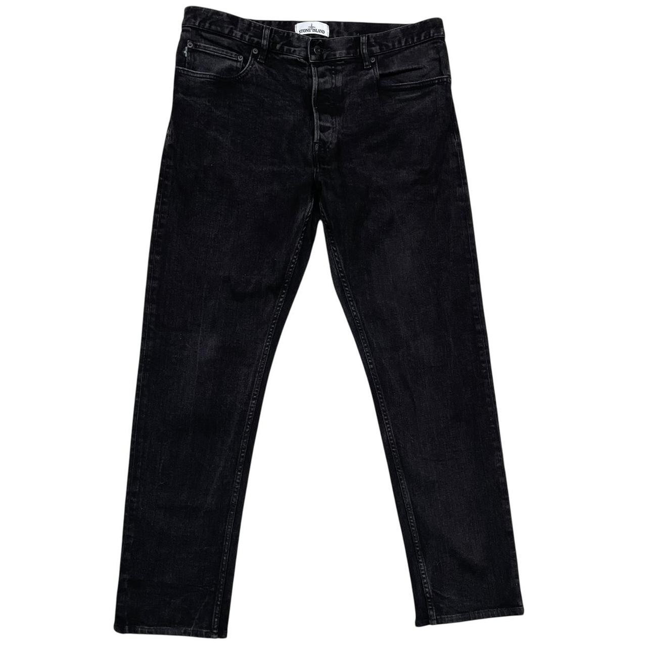 Stone Island SS 2017 Black RE-T Fit Denim Jeans
