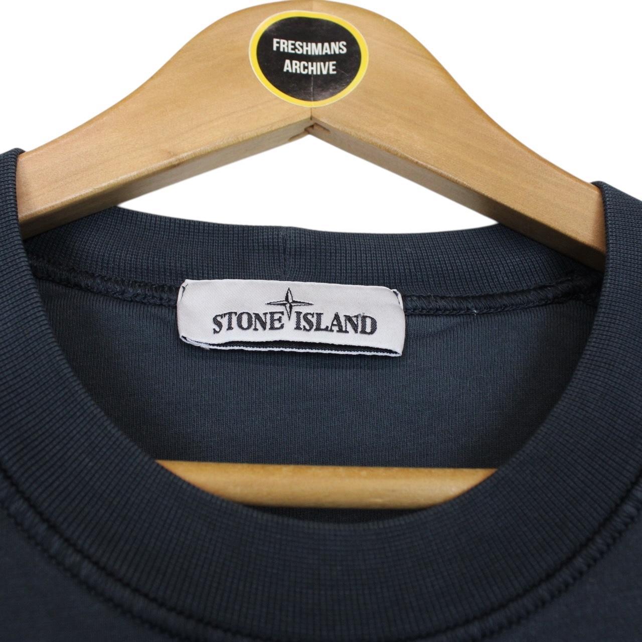 Stone Island AW 2018 Navy Blue Cotton Sweatshirt Jumper