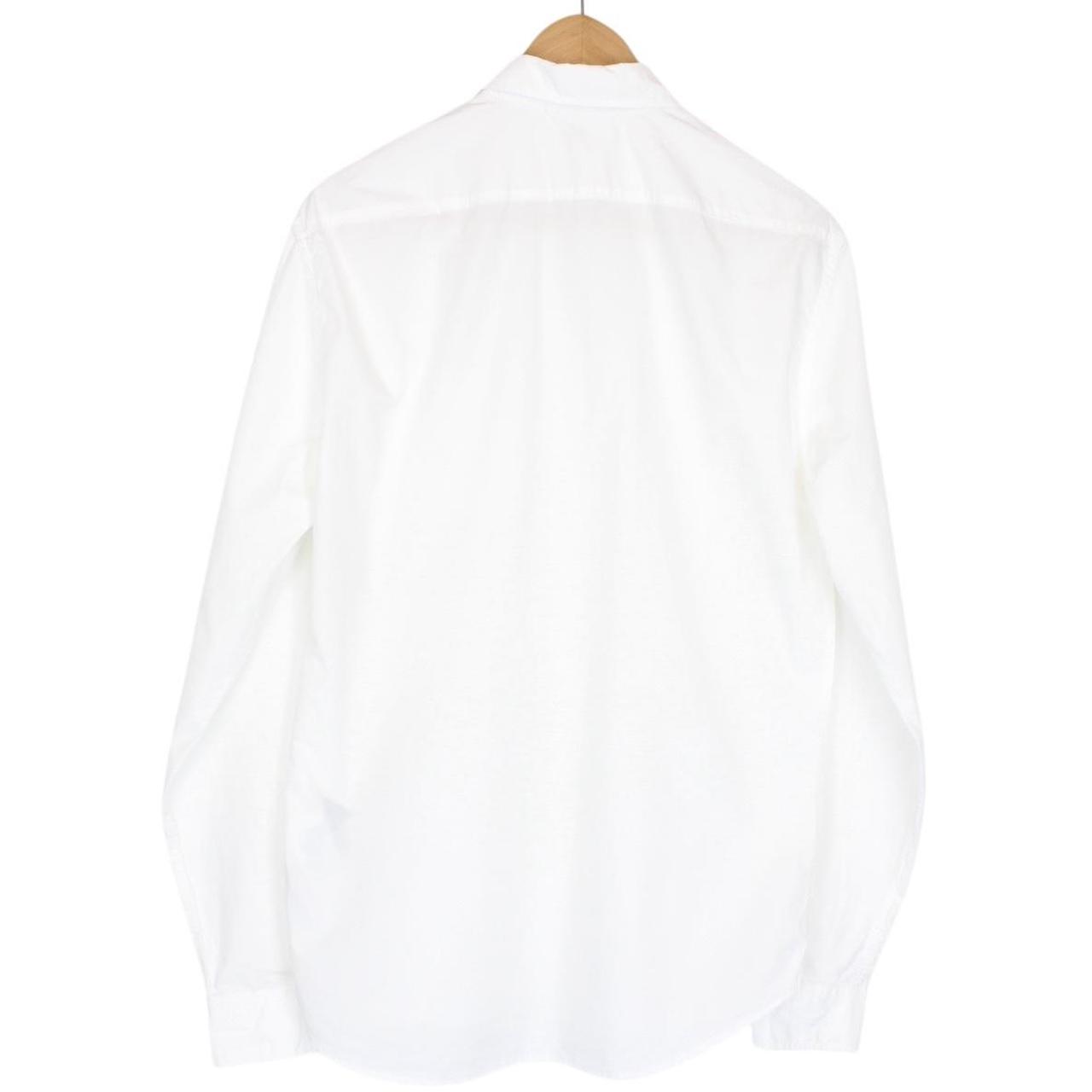 CP Company White Long Sleeve Cotton Shirt