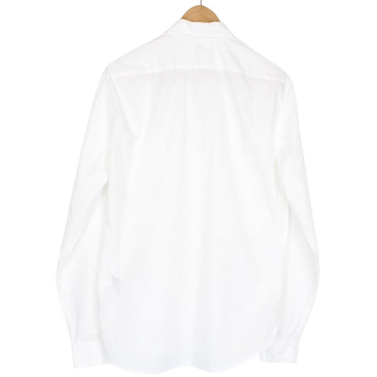 CP Company White Long Sleeve Cotton Shirt