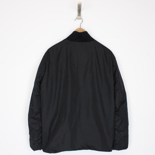 Vintage Prada Sport Black Nylon Quilted Full Zip Jacket