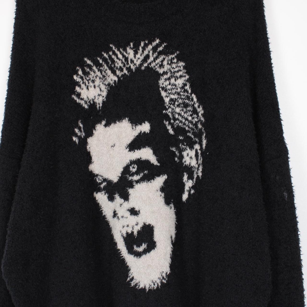 Amiri Lost Boys Black and White Oversized Sweatshirt Jumper