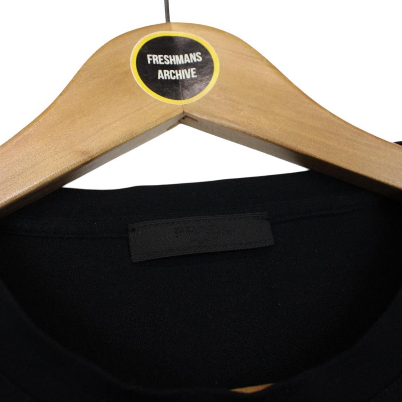 Prada Sport Black Short Sleeve Cotton Nylon Pocket T-Shirt