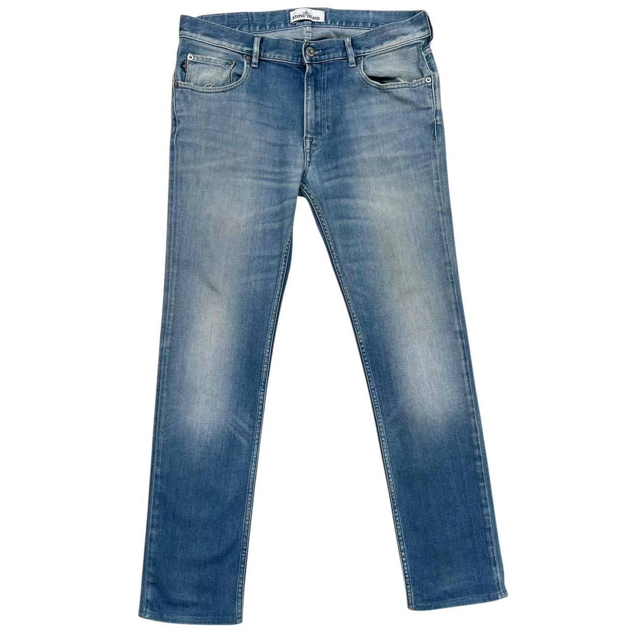 Stone Island SS 2016 Light Blue Skinny Fit Denim Jeans