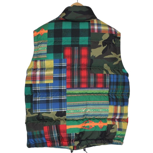 Polo Ralph Lauren Multicoloured Patchwork Down Gilet / Bodywarmer