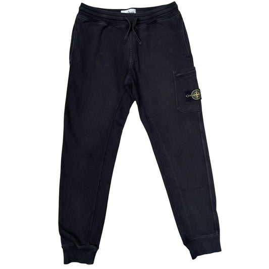 Stone Island Black Cotton Tracksuit Bottoms / Joggers