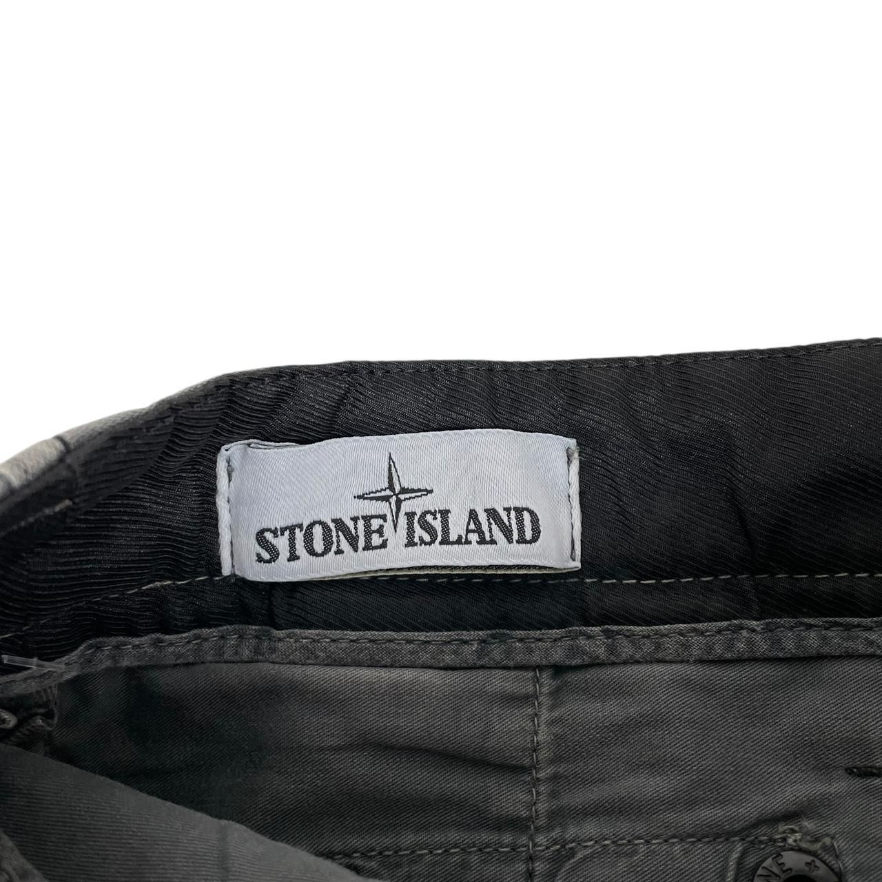 Stone Island AW 2019 Grey Skinny Fit Cargo Trousers