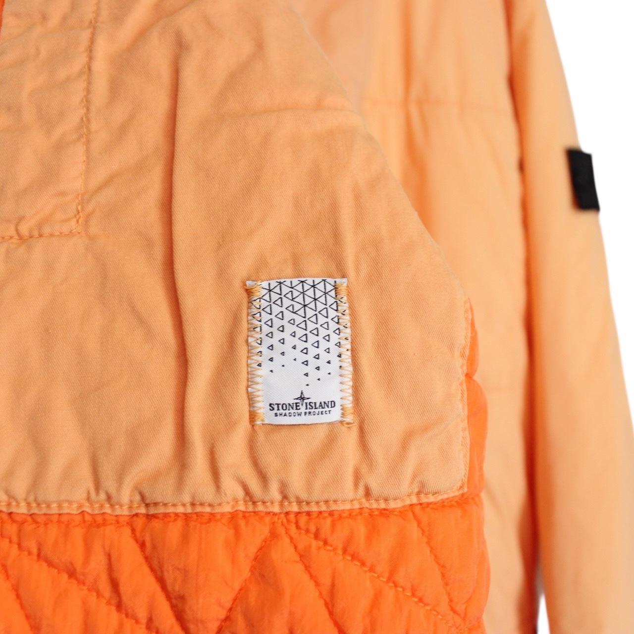 Stone Island Shadow Project SS 2022 Orange Padded Overshirt Jacket