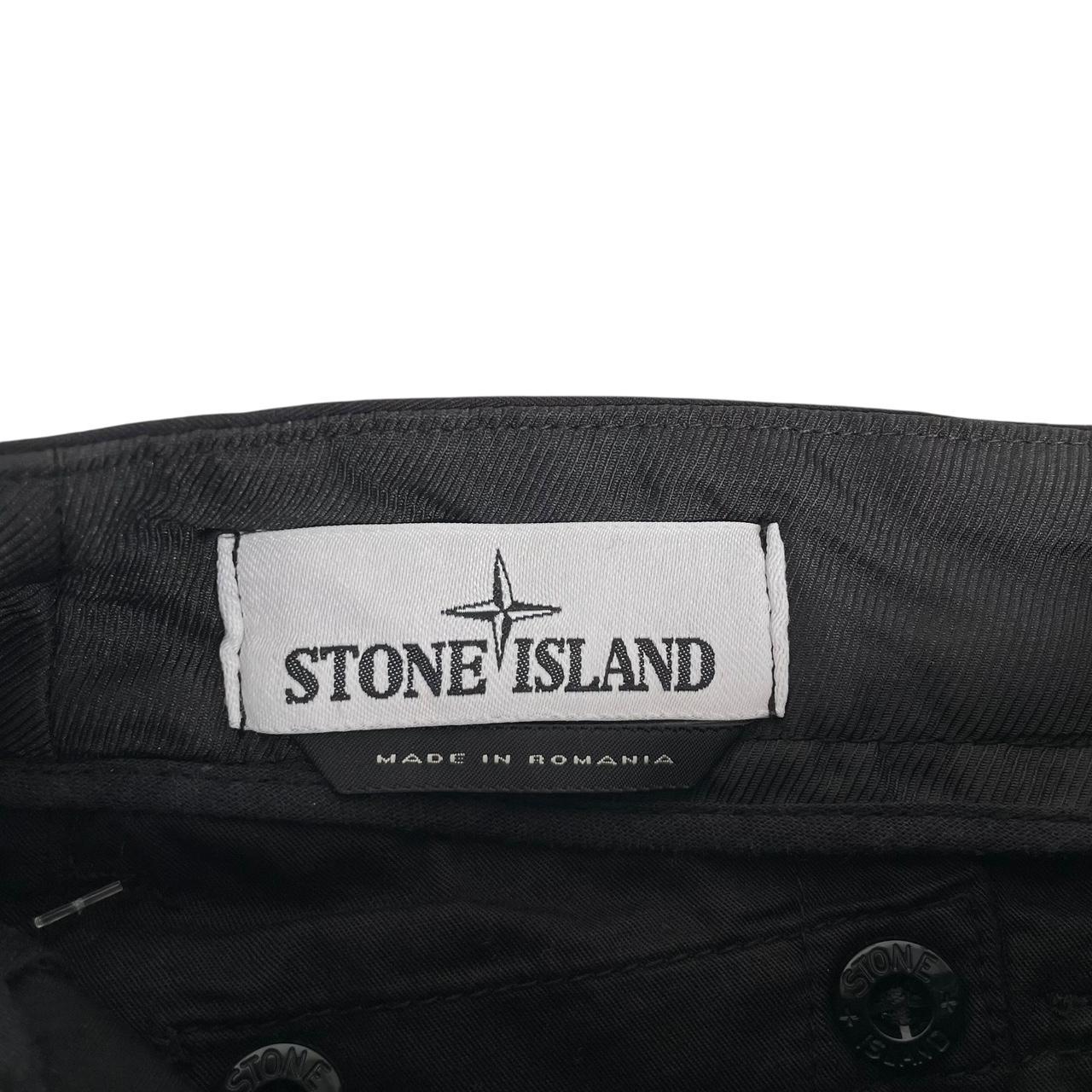 Stone Island SS 2019 Black RE-T Fit Cargo Trousers