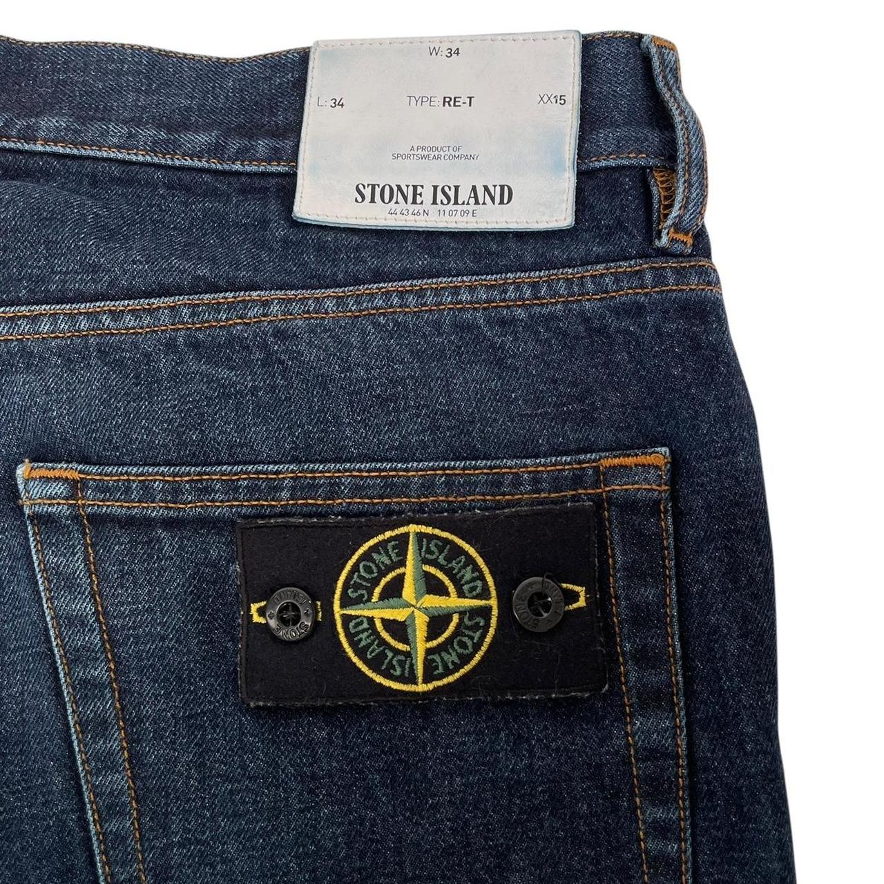 Stone Island SS 2016 Navy Blue RE-T Fit Denim Jeans