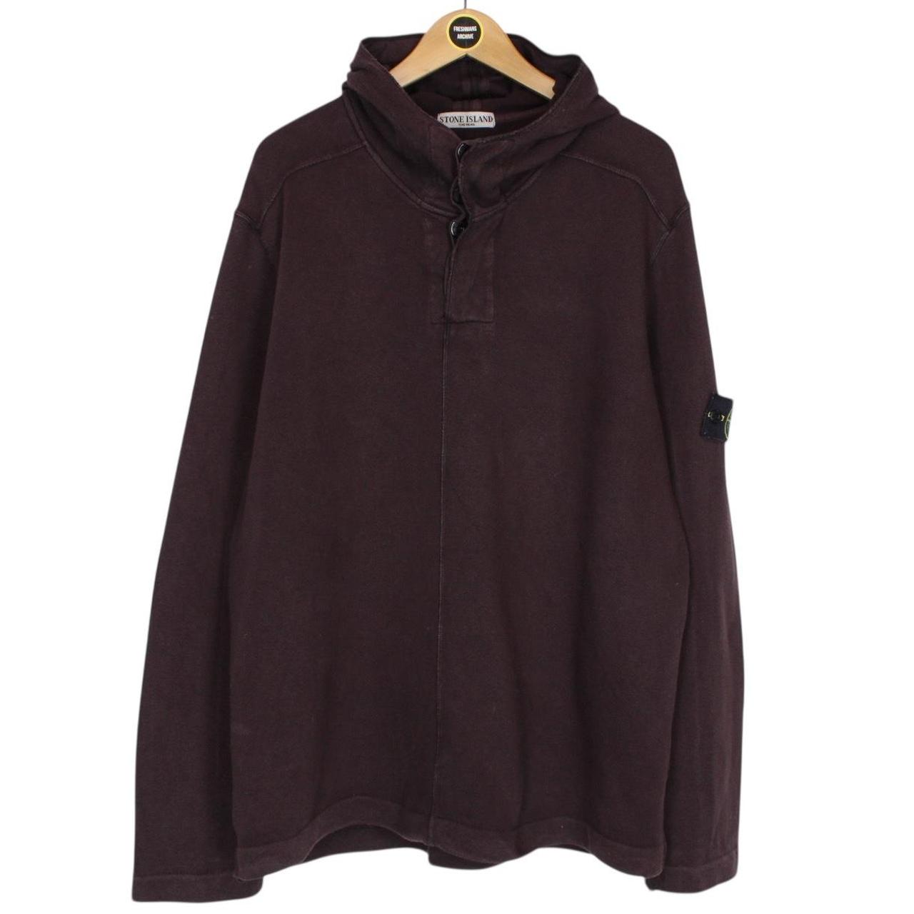 Stone Island AW 2008 Brown Cotton Hoodie Jumper