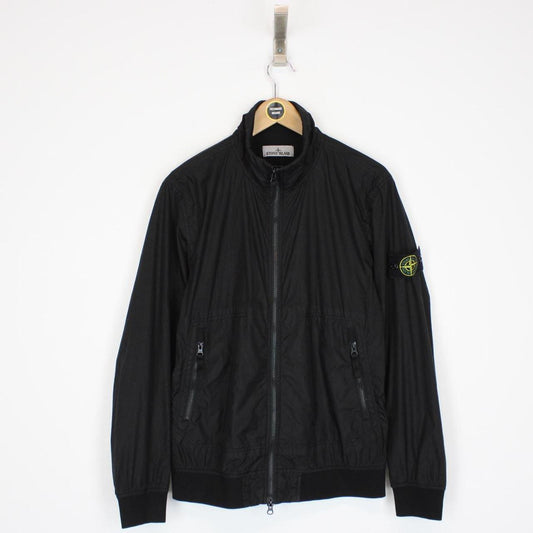 Stone Island SS 2023 Black Garment Dyed Crinkle Reps NY Jacket