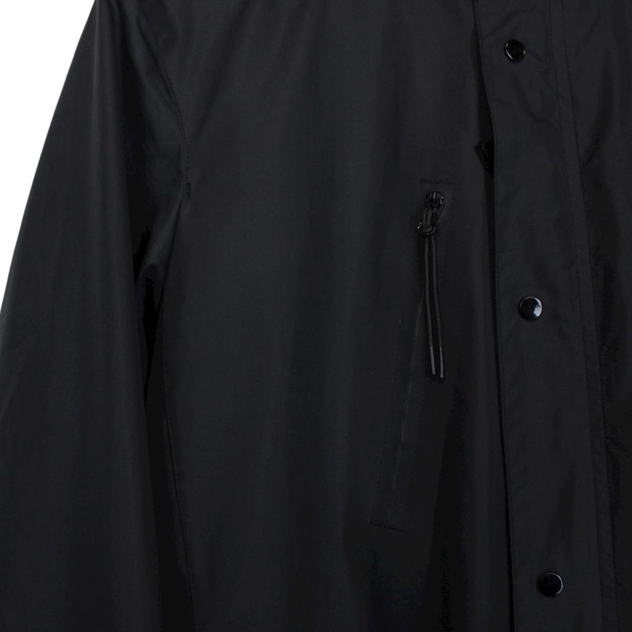 CP Company Micro-M Black Full Zip Nylon Goggle Jacket