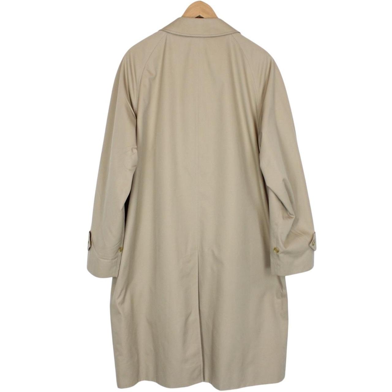 Vintage 90s Burberry Tan Brown Single Breasted Trench Coat