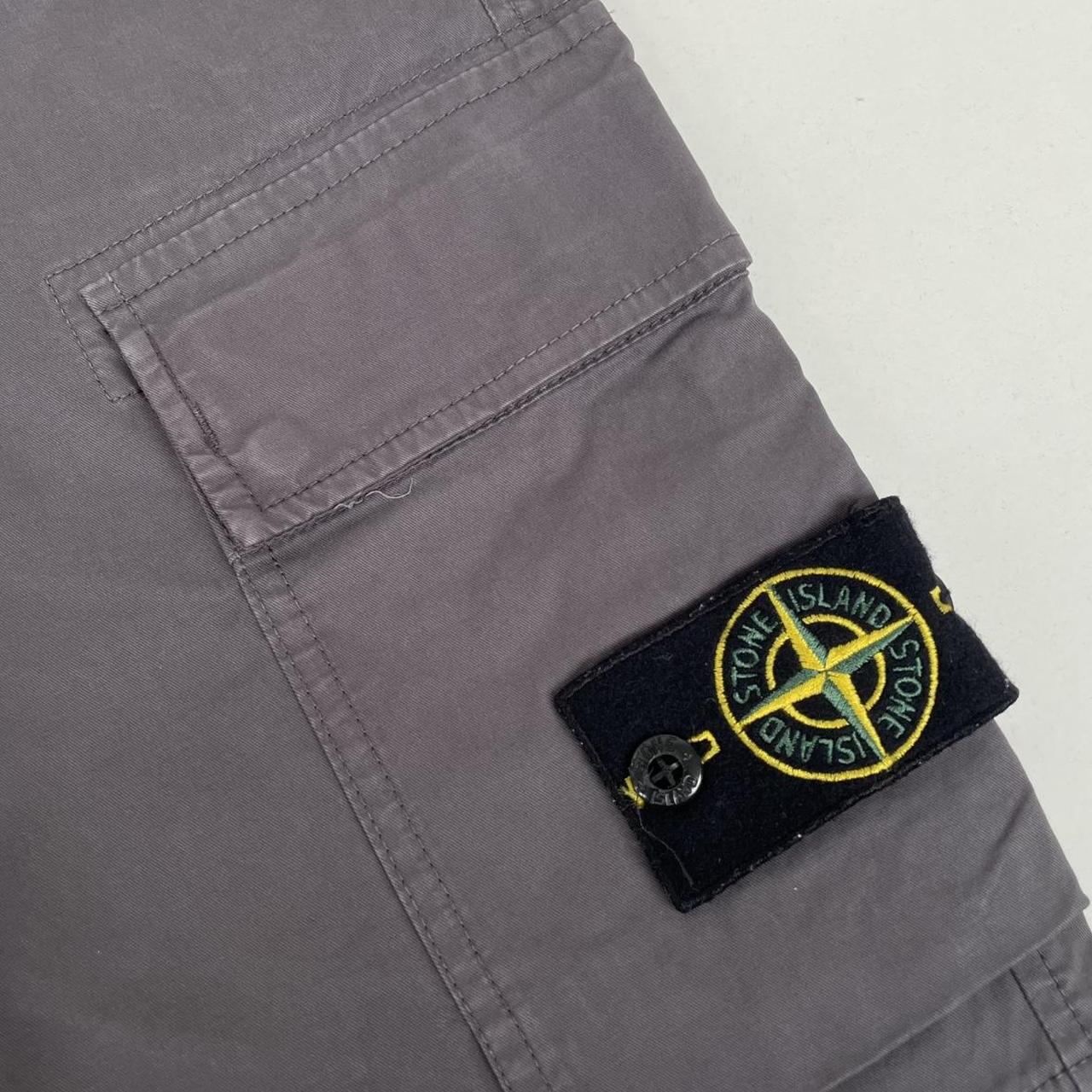 Stone Island SS 2021 Plum Slim Fit Cargo Trousers