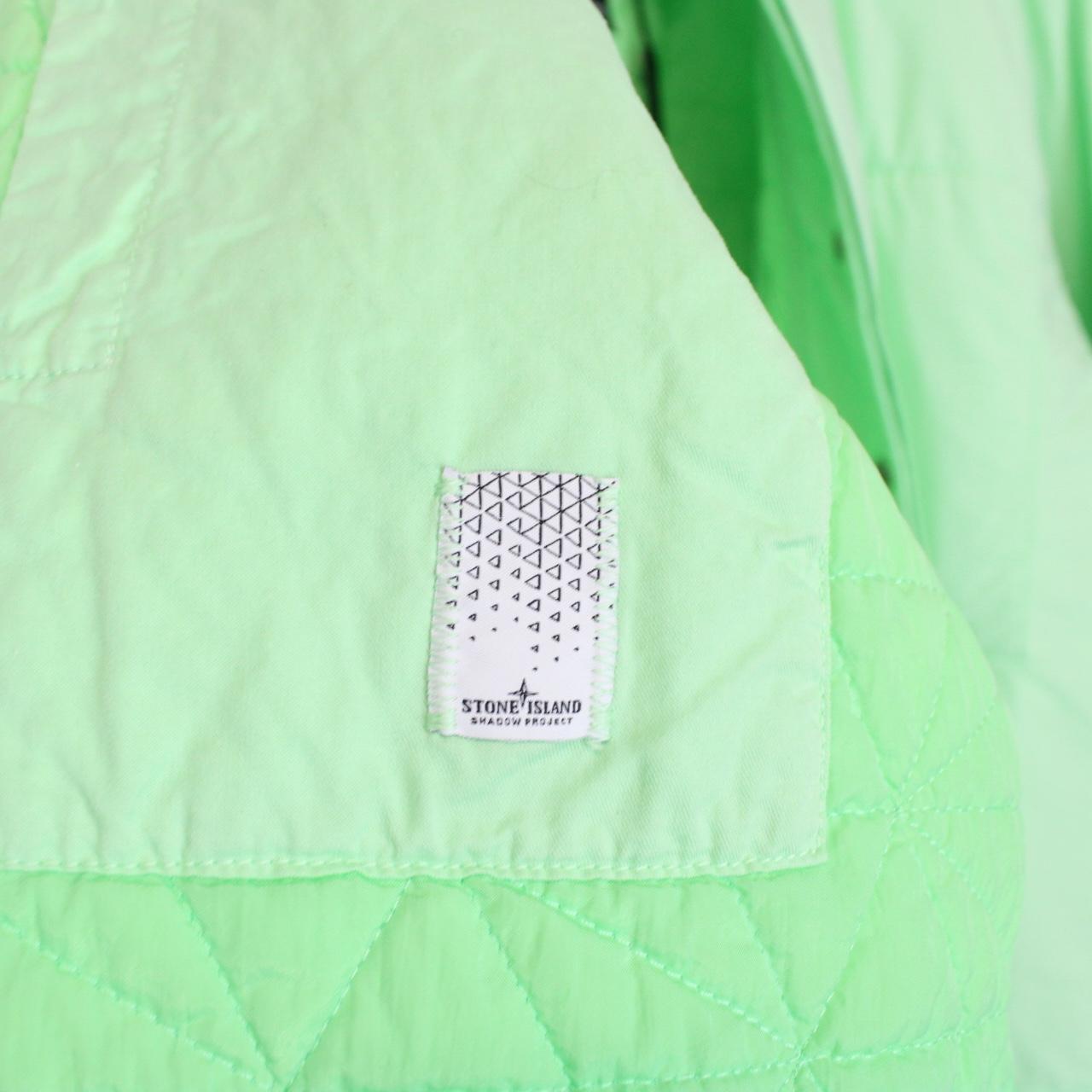 Stone Island Shadow Project SS 2022 Green Padded Overshirt Jacket