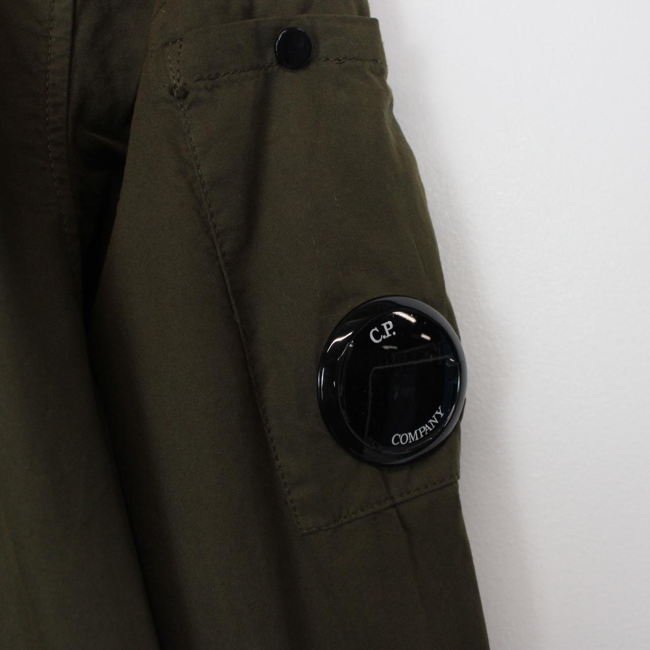 CP Company Green Cotton Lens Overshirt