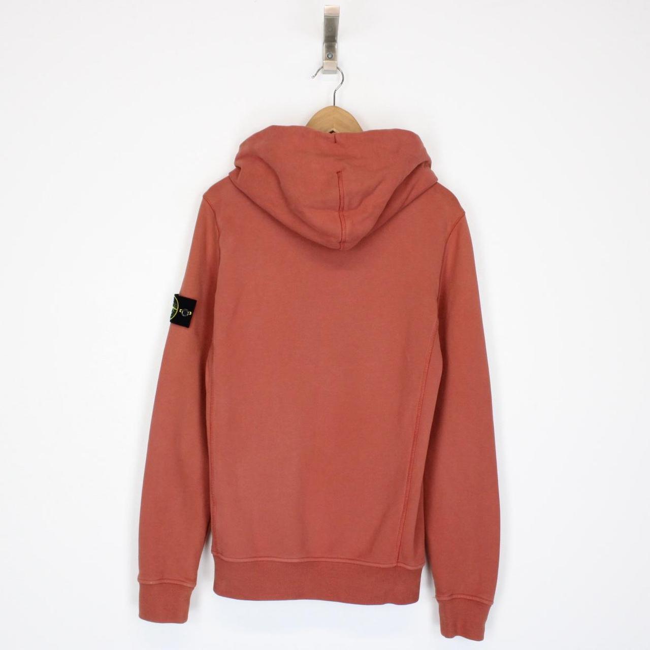 Stone Island AW 2019 Rust Orange Cotton Hoodie Jumper