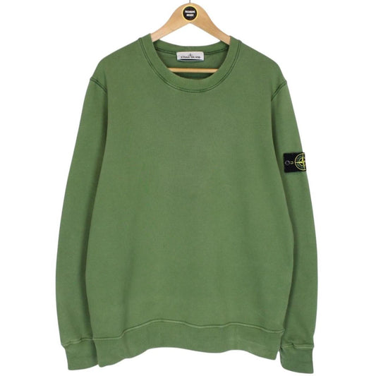 Stone Island AW 2020 Green Cotton Sweatshirt Jumper