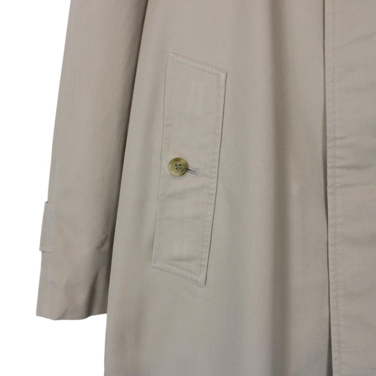 Vintage 90s Burberry Beige Single Breasted Trench Coat