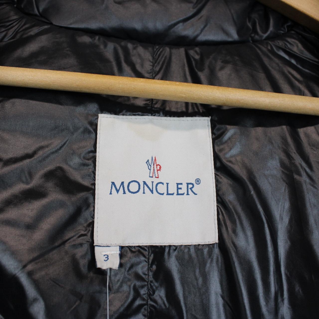 Vintage Moncler Black Down Patch Emblem Gilet / Bodywarmer Jacket