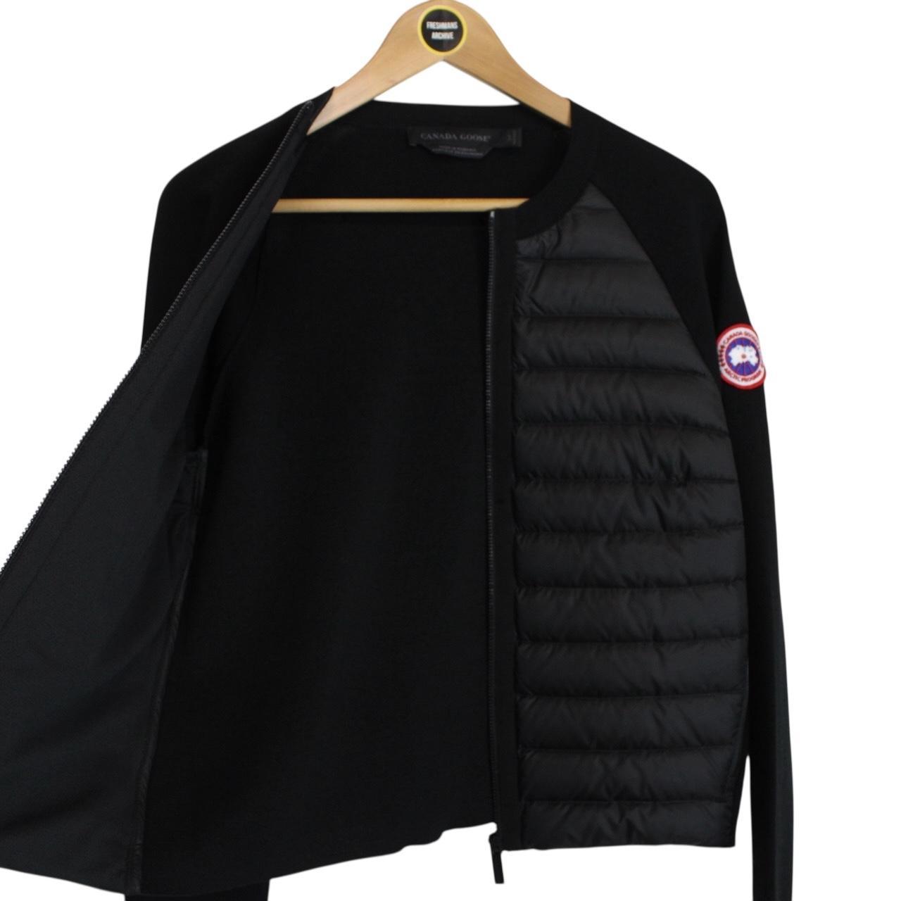 Canada Goose Black Hybridge Lightweight Packable Wool/Nylon Down Jacket