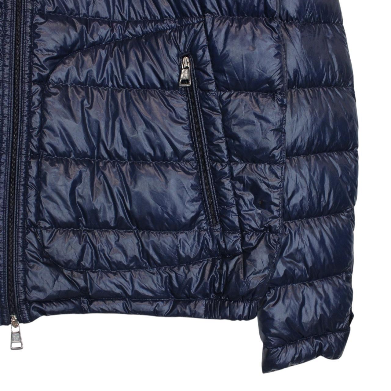 Moncler Acorus Navy Blue Longue Saison Quilted Down Jacket