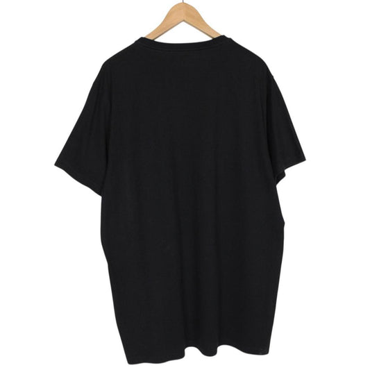 Burberry Monogram Motif Black and White Cotton Short Sleeve T-Shirt