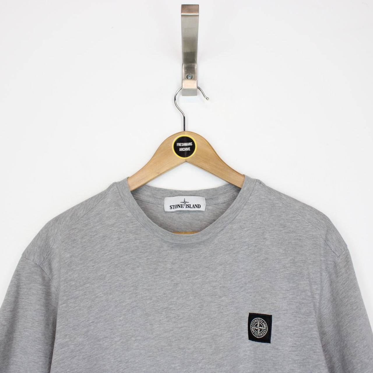 Stone Island AW 2015 Grey Short Sleeve Compass T-Shirt